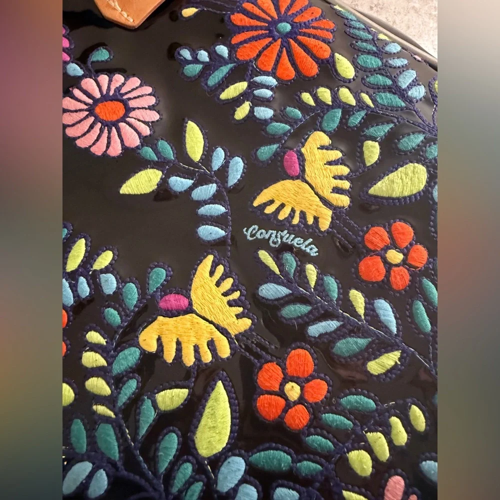Consuela Tía Classic Tote flowers black - Picture 6 of 10